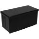 Skladacia lavica s úložným priestorom – čierna