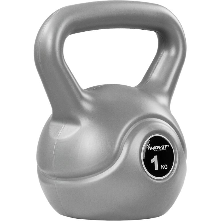 Obrázok Kettlebell činka sivá - 1 kg