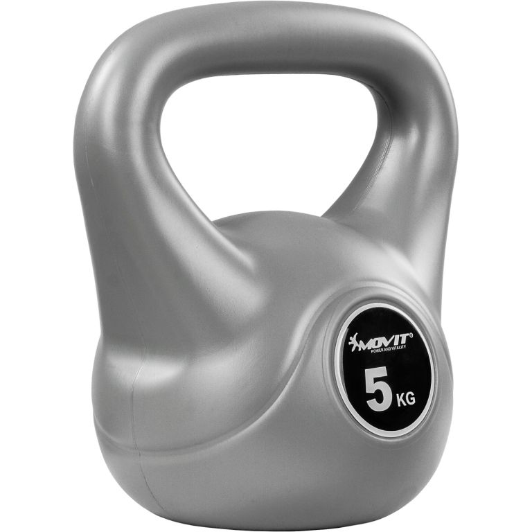 Obrázok Kettlebell činka sivá - 5 kg