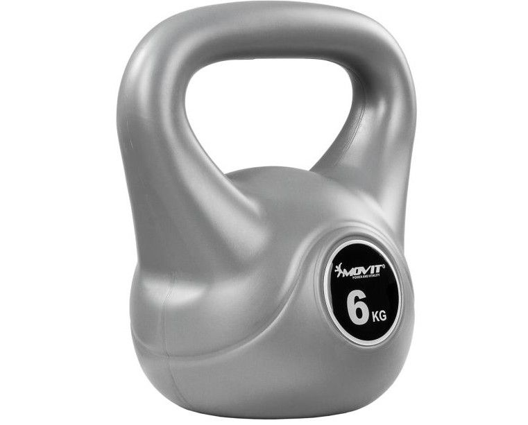 Obrázok Kettlebell činka sivá - 6 kg