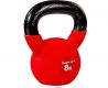 Kettlebell činka neoprenová červená - 8 kg
