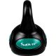 MOVIT Kettlebell činka - 10 kg, čierna/petrolejová