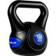 MOVIT kettlebell činka - 12 kg, čierna / tmavo- modrá