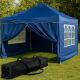 INSTENT záhradný párty stan - 3 x 3 m, modrá + 4 bočnice