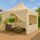 Stan INSTENT "PRO" s pojazdnou taškou - 3 x 3 m, béžový