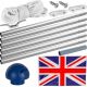 Vlajkový stožiar vrátane vlajky Veľká Británia - 650 cm