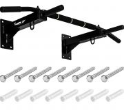 MOVIT Nástenná hrazda polstrovaná, čierna