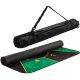 Skladacia pokerová podložka, zelená/čierna, 200 x 90 cm