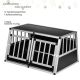 Hliníková prepravná klietka pre psov 89 × 69 × 50 cm, 12 kg