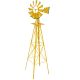 STILISTA veterný mlyn, 245 x 55 cm, oceľ, žltý