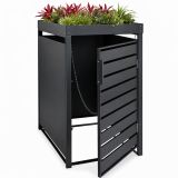 STILISTA Skriňa na 1 popolnicu, 68 x 124 x 80 cm, antracit