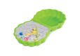 Pieskovisko / bazénik mušla s krytom, 2 ks, zelená