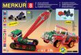 Stavebnice MERKUR 8 130 modelů 1405ks 5 vrstev v krabici 54x36,5x8,5cm