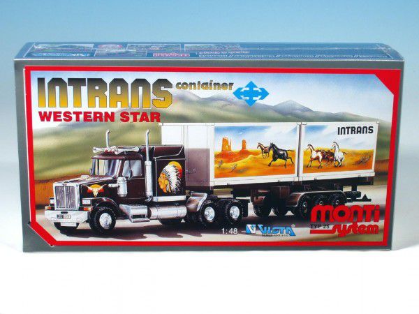 Obrázok Beneš a Lát a.s. Monti System 25 Western Star Intrans Container 1 : 48