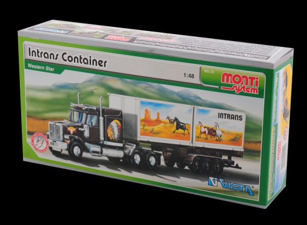 Obrázok Beneš a Lát a.s. Monti System 25 Western Star Intrans Container 1 : 48