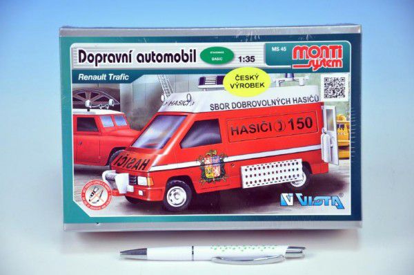 Obrázok Beneš a Lát a.s. Monti System 45 Renault Trafic Fire Brigade 1 : 35