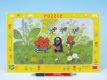 Puzzle deskové Krtek na výletě 29,5x19cm 15 dílků