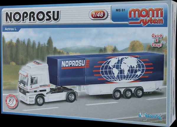 Obrázok Beneš a Lát a.s. Monti System 61.1 Mercedes Actros Toptrans 1:48