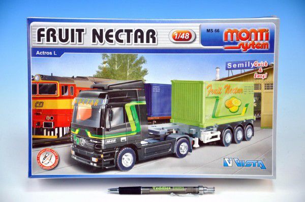 Obrázok Stavebnice Monti 66 Fruit Nectar Actros 1:48 v krabici 32x20,5x7,5cm