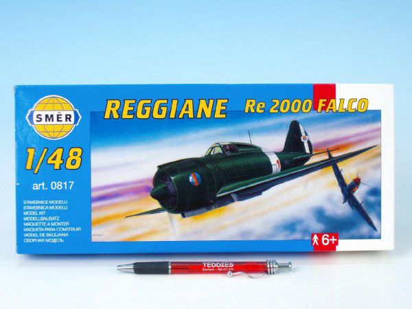 Obrázok Model Reggiane RE 2000 Falco 1:48 16,1x22cm v krabici 31x13,5x3,5cm