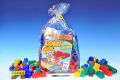 Stavebnice LORI 250 plast 250ks v plastovém pytli 30x45x22cm