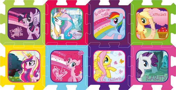 Obrázok TREFL Pěnové puzzle My Little Pony - 8 dílů