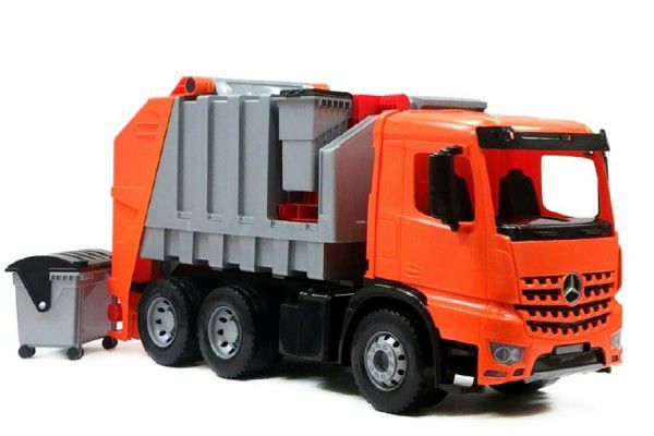 Obrázok Auto popelář plast 72cm 3-osý Mercedes Actros v krabici