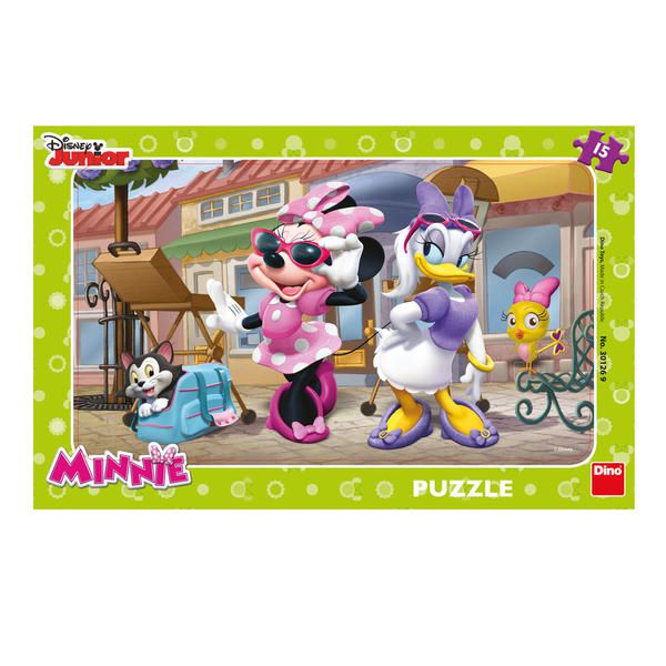 Obrázok  Puzzle doskové Minnie na Montmartri 15 dielikov 29x19cm