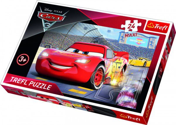 Obrázok Maxi puzzle pro děti TREFL 14250  - Cars 3 24 dílků