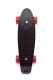 Skateboard - pennyboard 43cm, nosnost 60kg plastové osy, černá, červená kola