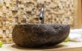 Umývadlo z prírodného riečneho kameňa The Lavabo Cut - malé