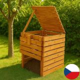 Záhradný drevený kompostér - 600 l