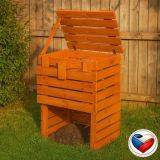 Záhradný drevený kompostér - 400 l