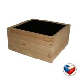 Drevený kvetináč Grande Flor 62×62×35 cm, česká výroba