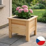 Drevený kvetináč Maceta - 40 x 40 x 37 cm