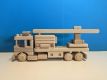 Drevené hasičské auto, 35 x 7 x 14 cm