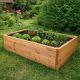 Drevený vyvýšený záhon 156 × 96 × 36 cm – masívna smrekovica