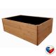 Drevený vyvýšený záhon COMFORT 125 × 78 × 41 cm, smrek
