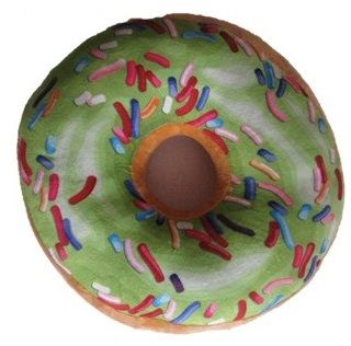 Obrázok Vankúš donut 3D - zelený