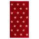 Uterák Stars - 50 x 100 cm, vínový