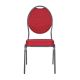 Kvalitná stolička kovová Monza - červená