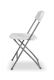 Skladacia cateringová stolička - biela
