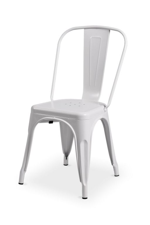 Bistro stolička Paris inšpirovaná TOLIX - biela