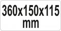 Box na náradie 360 x 150 x 115 mm