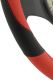 Poťah na volant COLOR LINE - červeno / čierný