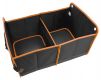 Organizér do kufra dvojitý - 54 x 34 cm, čierny/oranžový