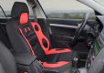Poťah sedadla Race - čierno / červený