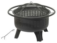 CATTARA Ohnisko MERAPI s poklopom, 80 x 80 x 62 cm