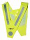 COMPASS Reflexná vesta v tvare "V", žltá