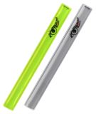 COMPASS Reflexný opasok Roller S.O.R., žltý a strieborný,2ks